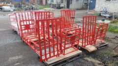 Серийная поставка каркасов для силомера, несколько конструкций рядом, общий обзор