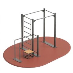 Спортивные площадки: спортивная рама со шведской стенкой, турником, лавкой для пресса, габариты и угол наклона лавки, тип крепления к основанию, расчет нагрузки на перекладины.
