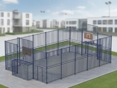 Ограждение спортплощадки ОСП-2 «Баскет» в жилом квартале